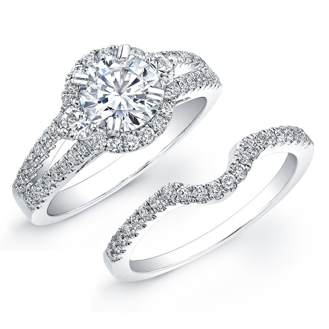 diamond pave ring wedding