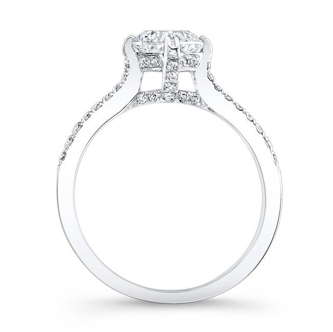 Diamonds on clearance prongs engagement ring